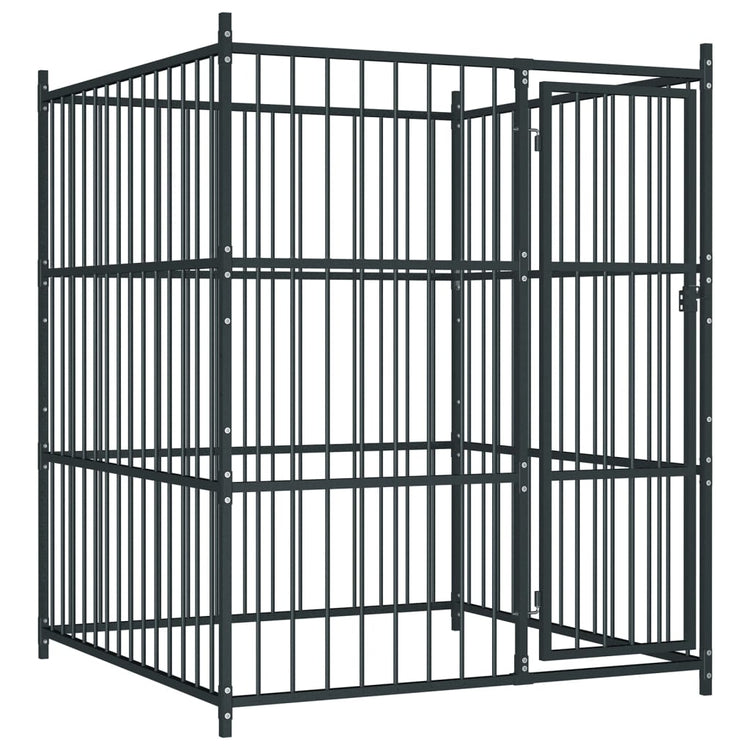Vidaxl Dog Kennel pour l'extérieur 150x150x185 cm