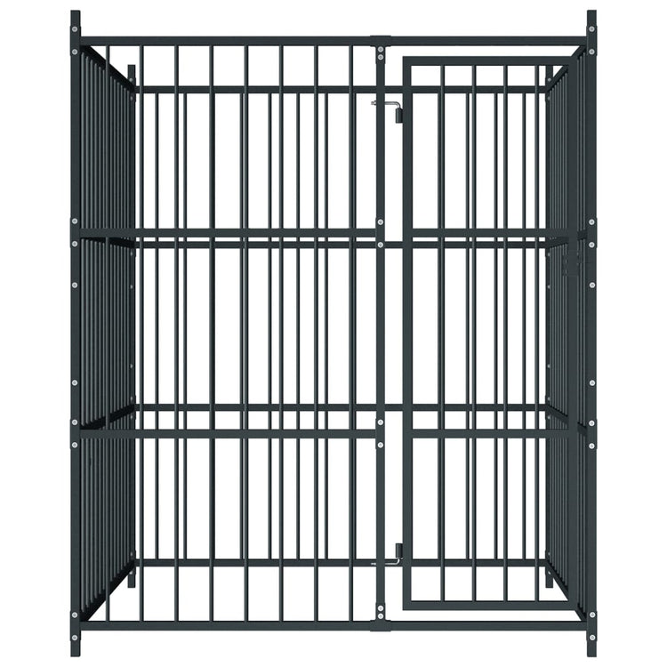 Vidaxl Dog Kennel pour l'extérieur 150x150x185 cm