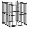 Vidaxl Dog Kennel pour l'extérieur 120x120x150 cm