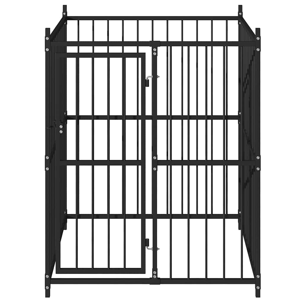 Vidaxl Dog Kennel pour l'extérieur 120x120x150 cm