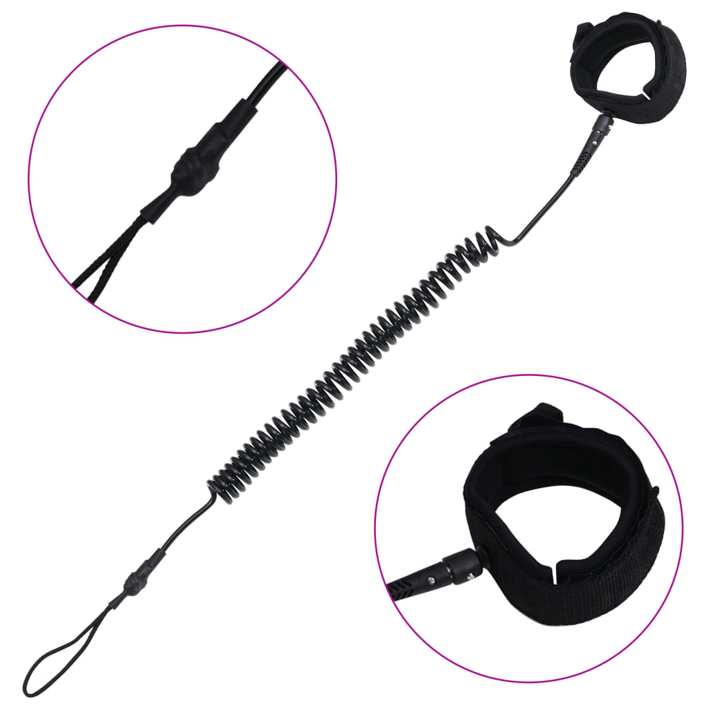 Vidaxl sup-okeloord 10 pouces noir