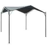 Vidaxl arbor 3x3 m anthracite en acier - afbeelding 1