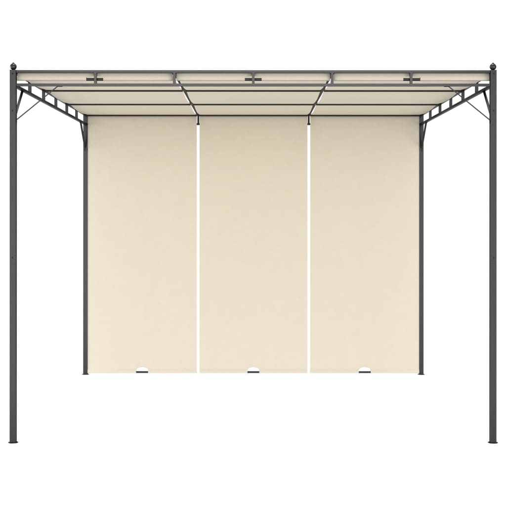 Vidaxl Garden Pracor avec rideau latéral 3x3x2.25 M CRAME