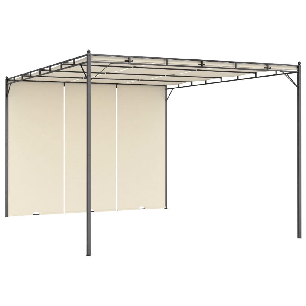Vidaxl Garden Pracor avec rideau latéral 4x3x2.25 M CRAME