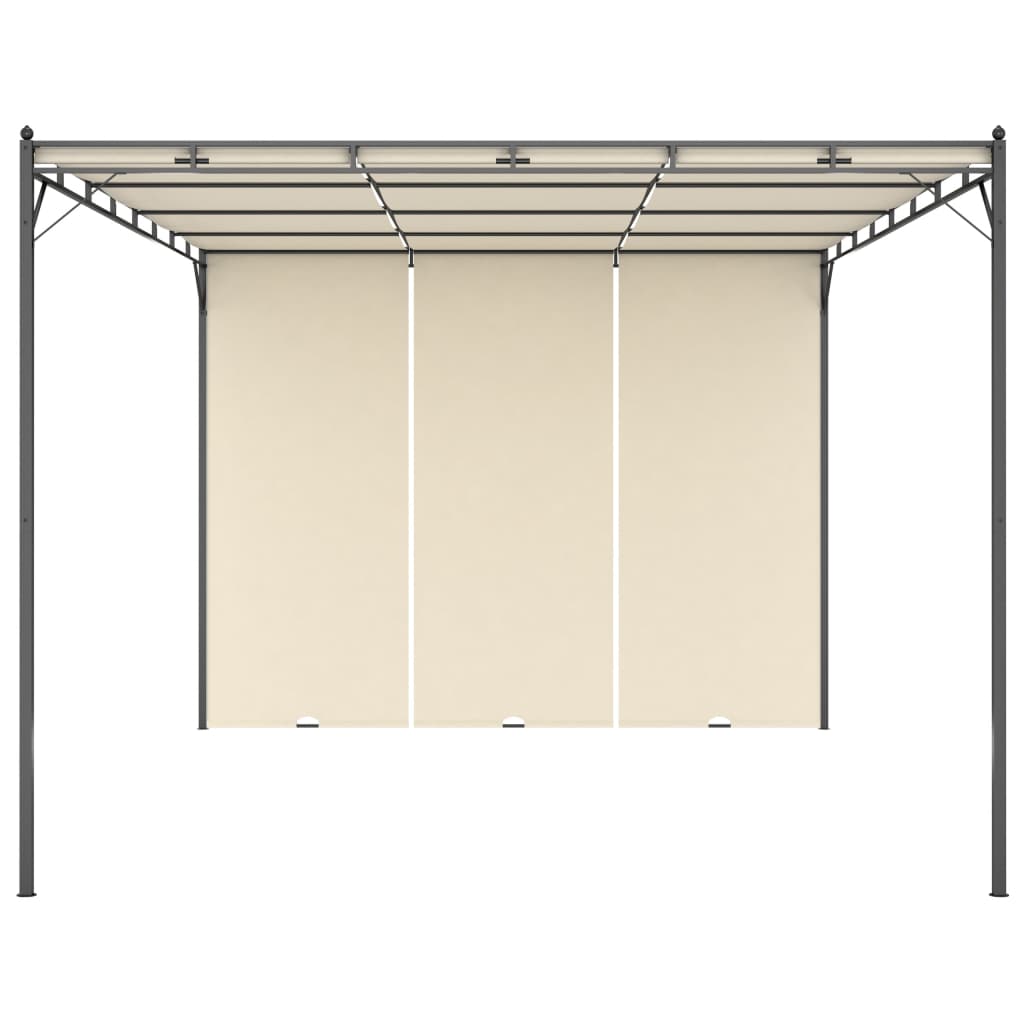 Vidaxl Garden Pracor avec rideau latéral 4x3x2.25 M CRAME