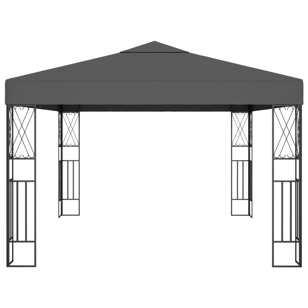 Vidaxl arbour 3x4 m anthracite de poussière