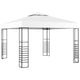 Vidaxl Garden Pavilion 3x3 m blanc