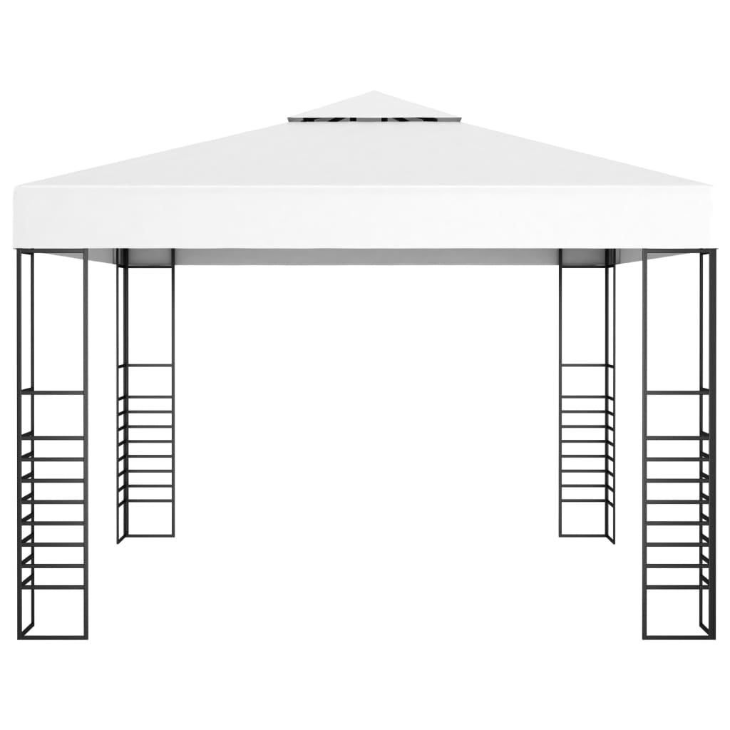 Vidaxl Garden Pavilion 3x3 m blanc