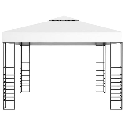 Vidaxl Garden Pavilion 3x3 m blanc