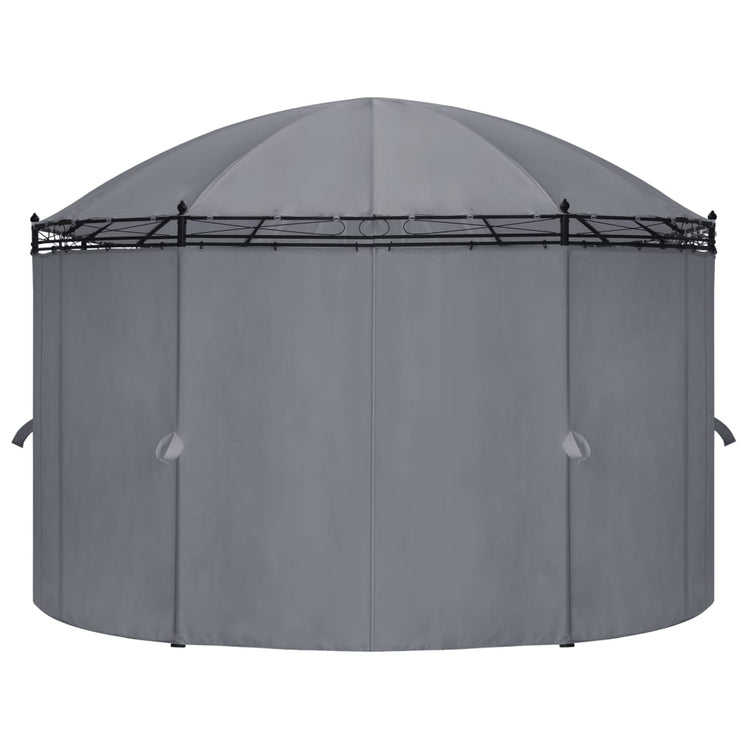Vidaxl Arbor avec rideaux 520x349x255 cm anthracite -colored