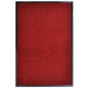 Vidaxx paillasson 117x220 cm PVC rouge