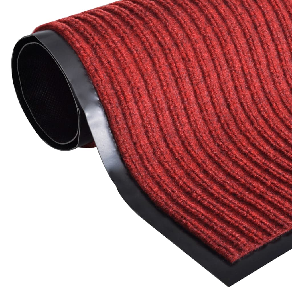 Vidaxx paillasson 117x220 cm PVC rouge
