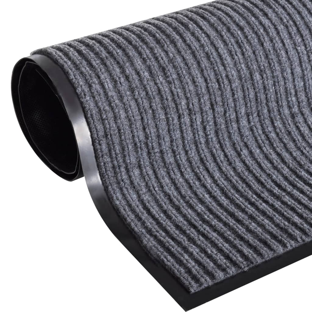 Vidaxx paillasson 117x220 cm PVC gris