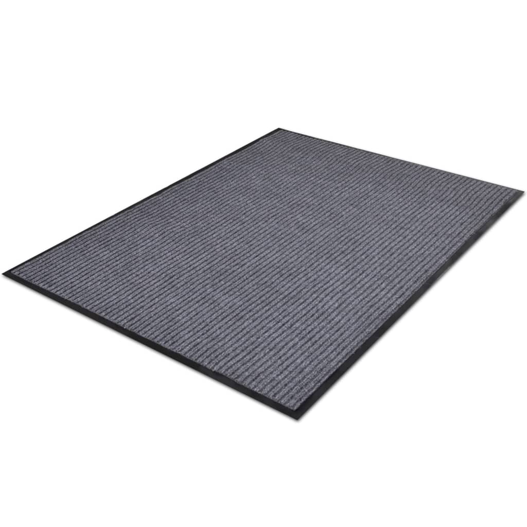 Vidaxx paillasson 117x220 cm PVC gris