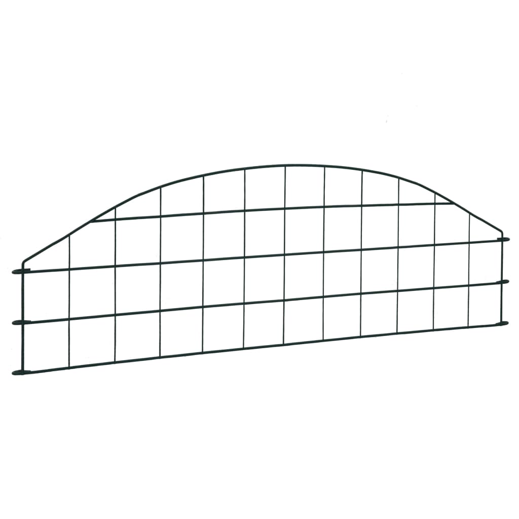 Ensemble de clôtures Vidaxl Bent 77,3x26 cm vert