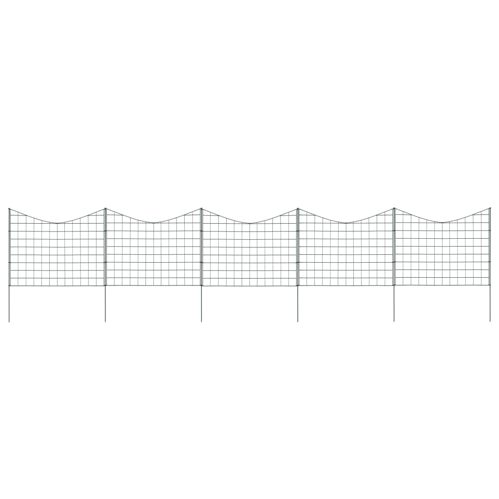 Vidaxl Fencing Set Hol Bent 77,5x64 cm vert