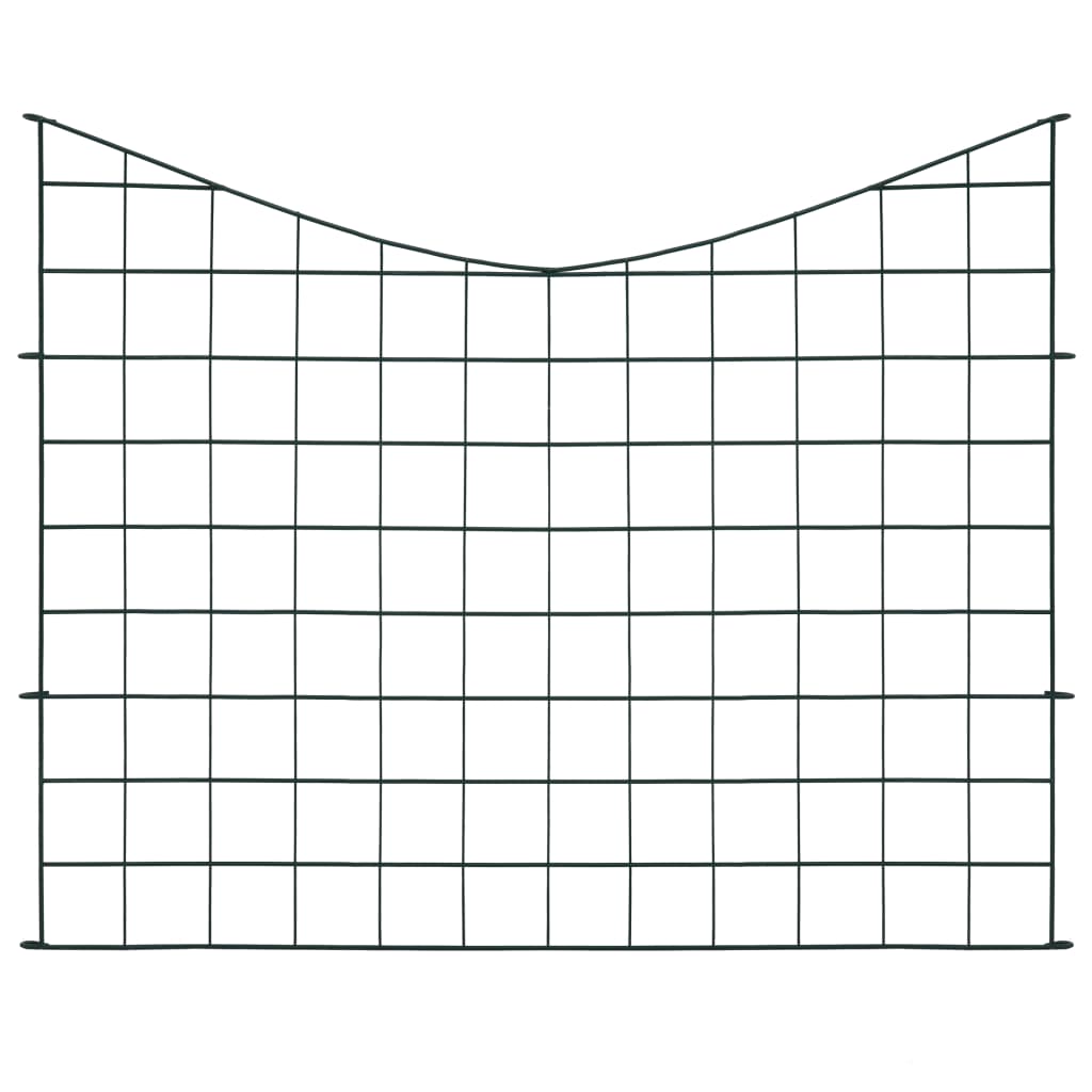 Vidaxl Fencing Set Hol Bent 77,5x64 cm vert