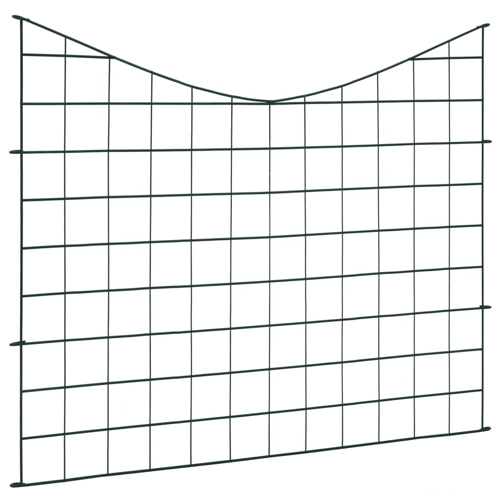 Vidaxl Fencing Set Hol Bent 77,5x64 cm vert