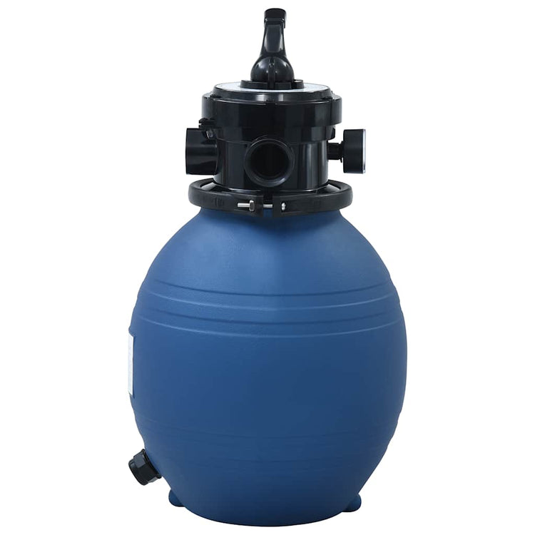 Vidaxl Piscine Sable Filtre de sable avec soupape à 4 positions 300 mm bleu