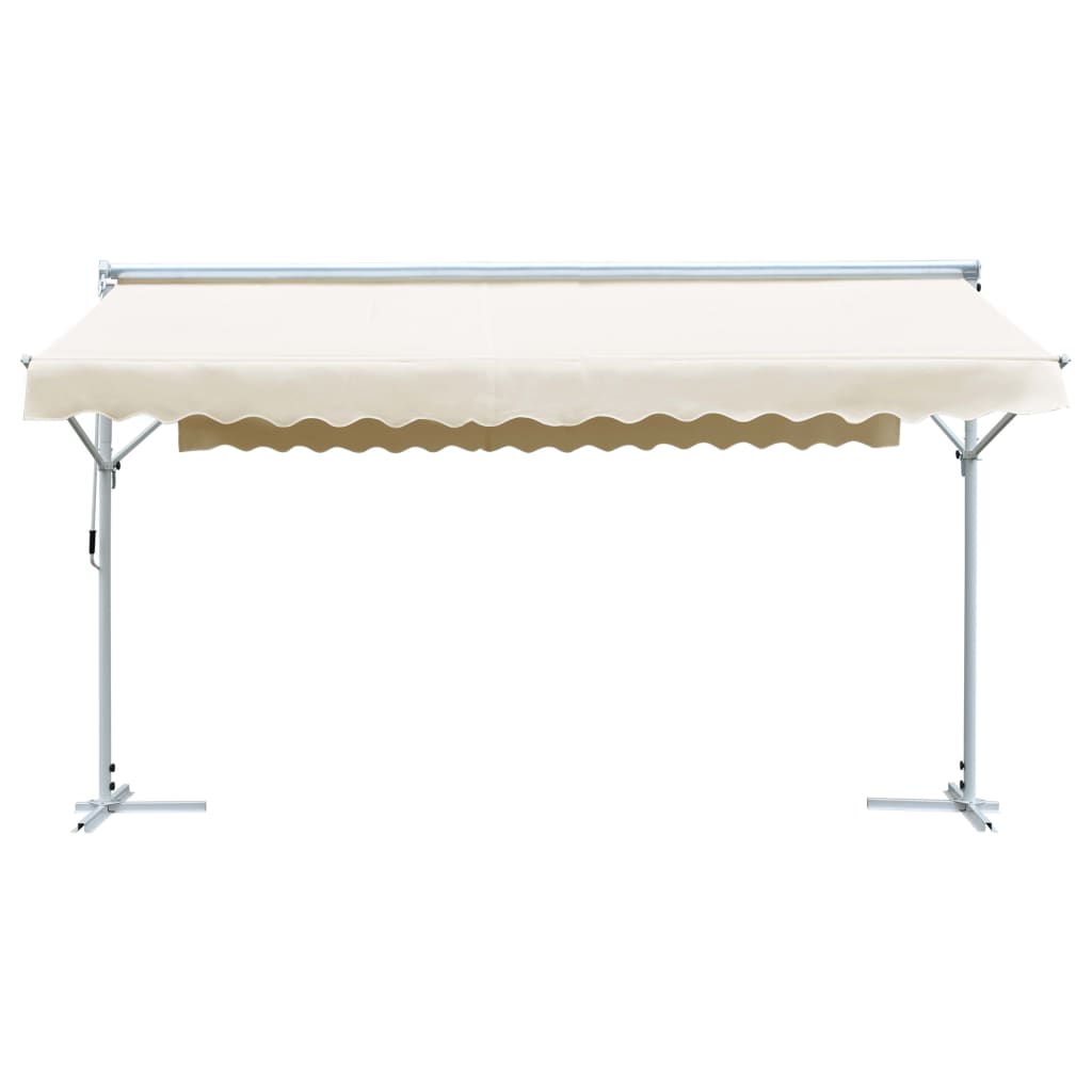Vidaxl Luifel détaché 500x300 cm crème