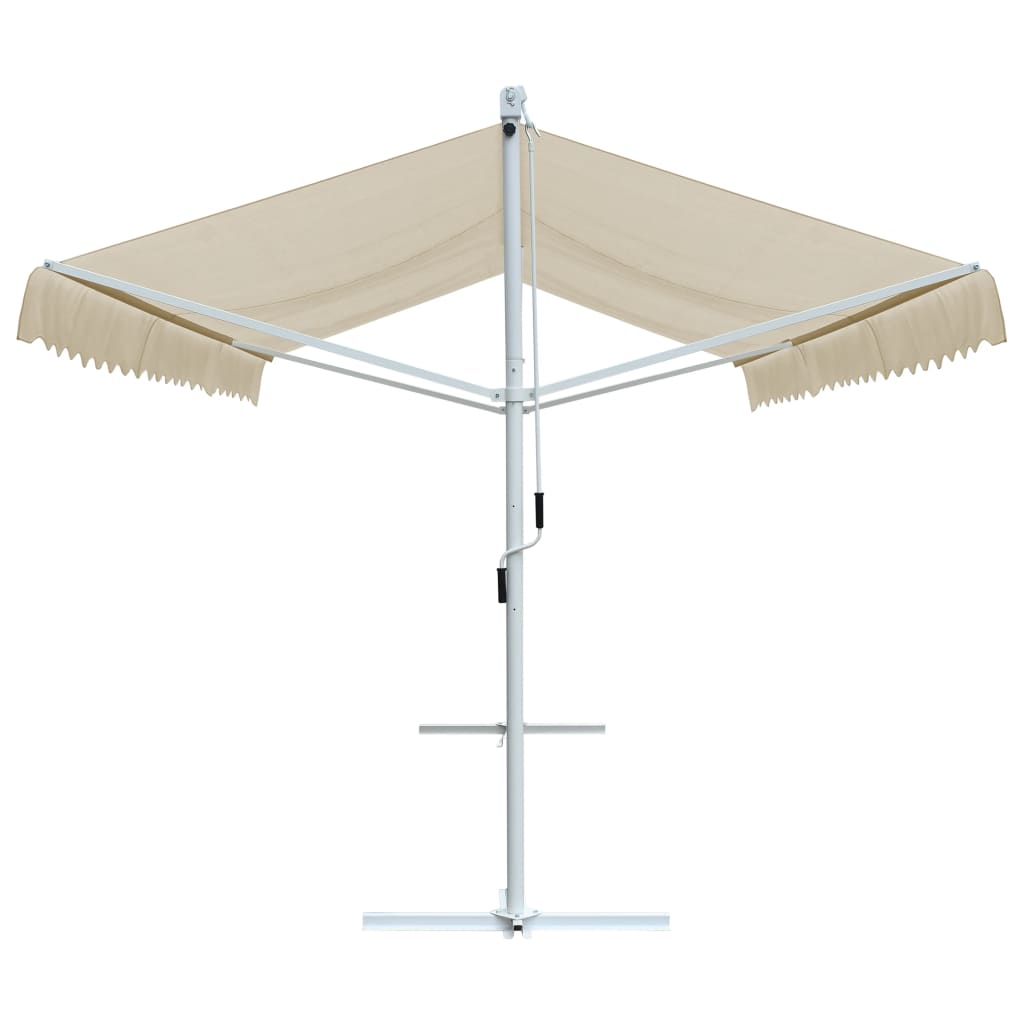 Vidaxl Luifel détaché 500x300 cm crème