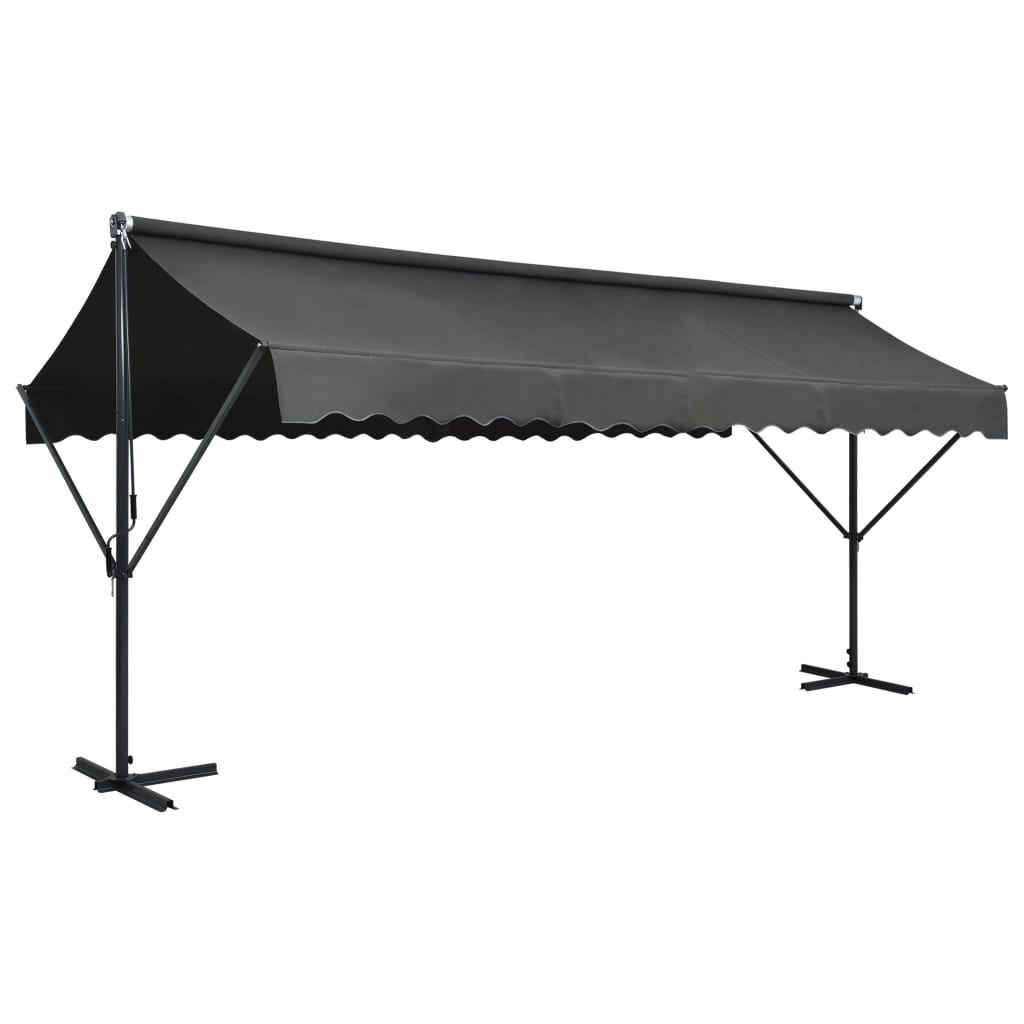 Vidaxl luifel détaché 500x300 cm anthracite