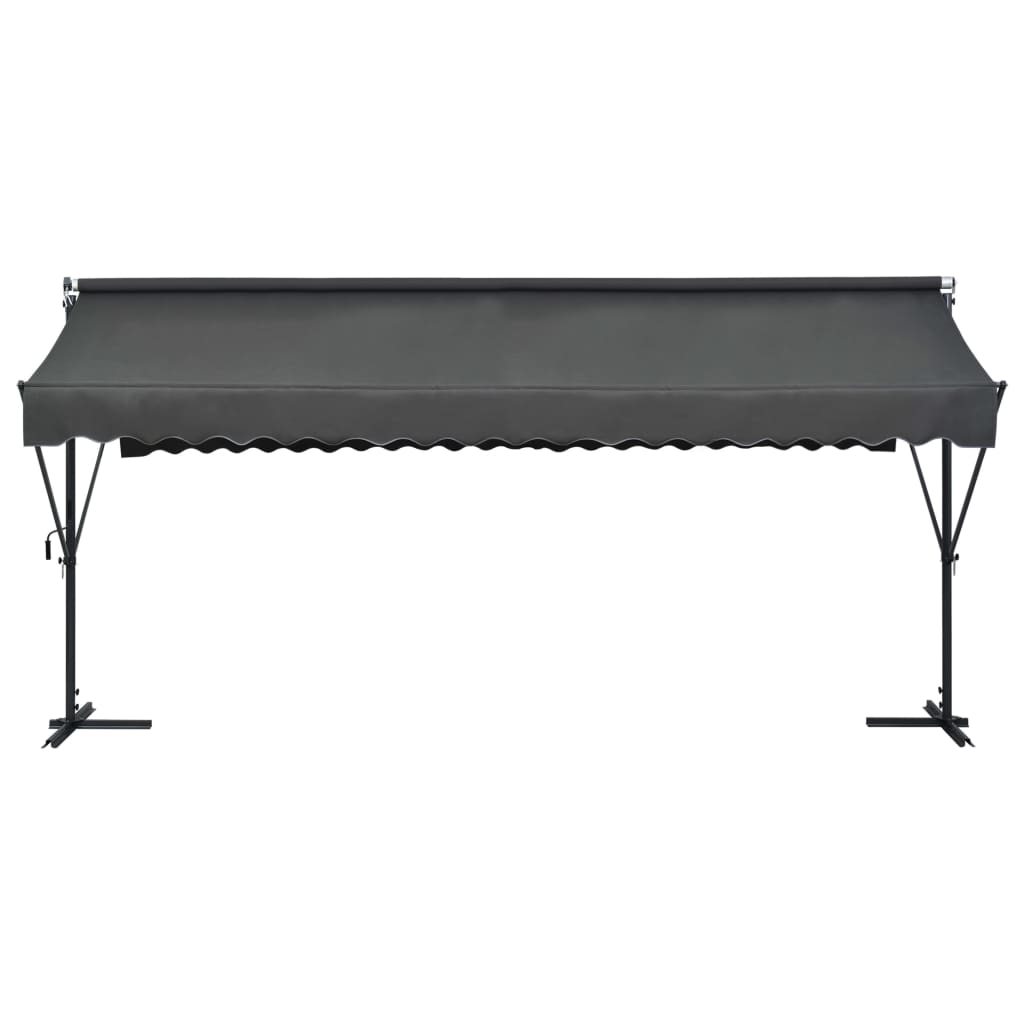Vidaxl luifel détaché 500x300 cm anthracite