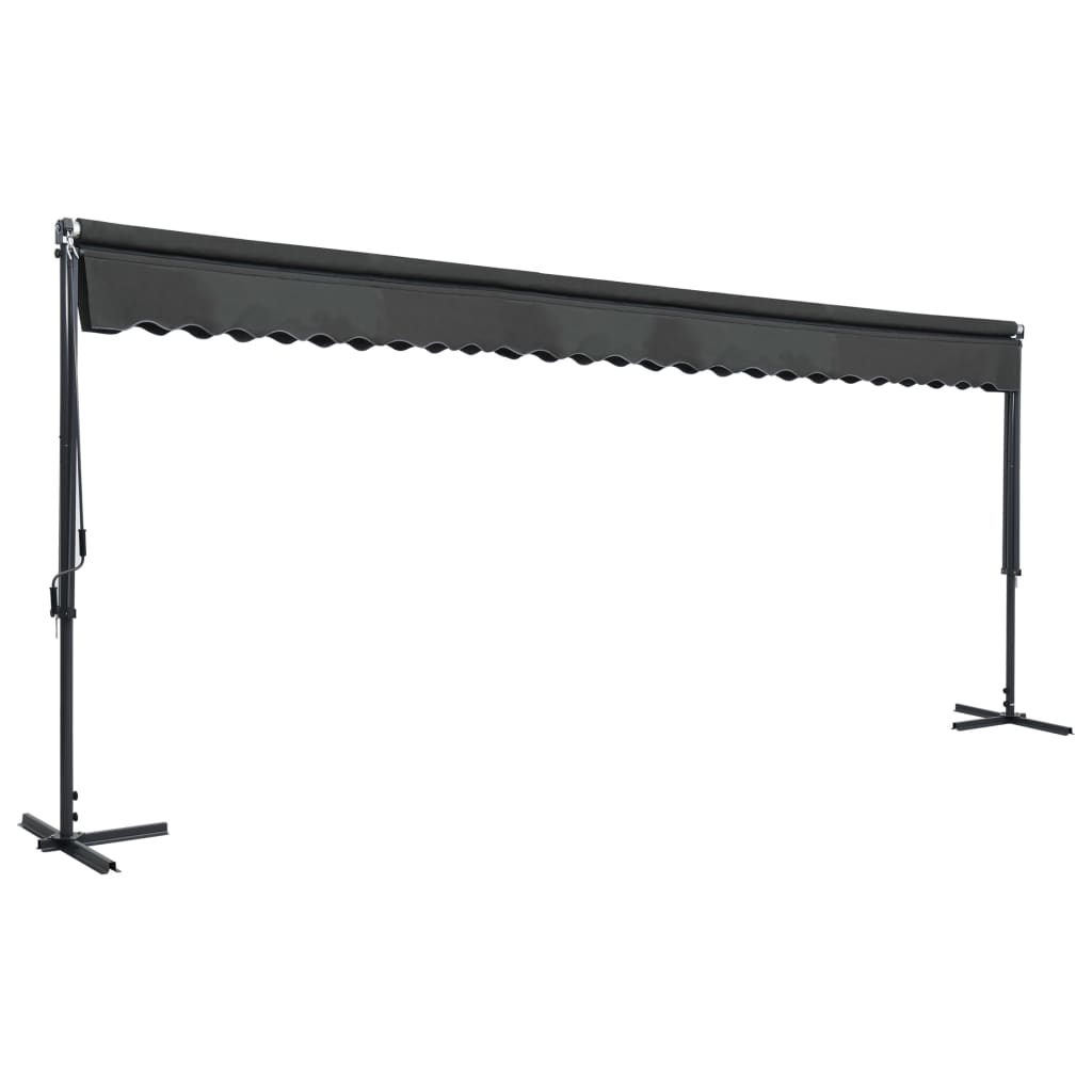 Vidaxl luifel détaché 600x300 cm anthracite