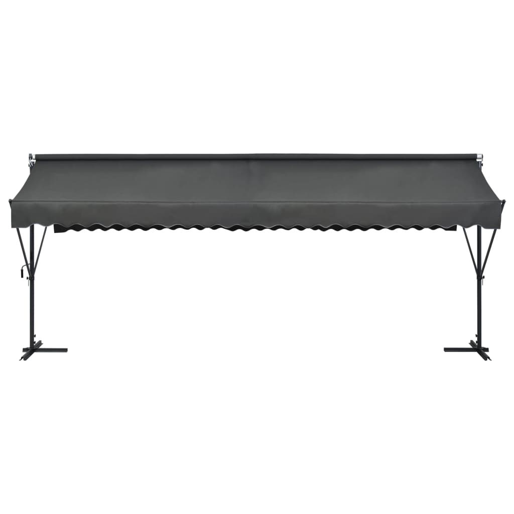 Vidaxl luifel détaché 600x300 cm anthracite