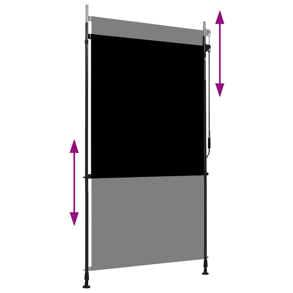 Vidaxl Rouleau aveugle pour l'extérieur de 120x270 cm anthracite