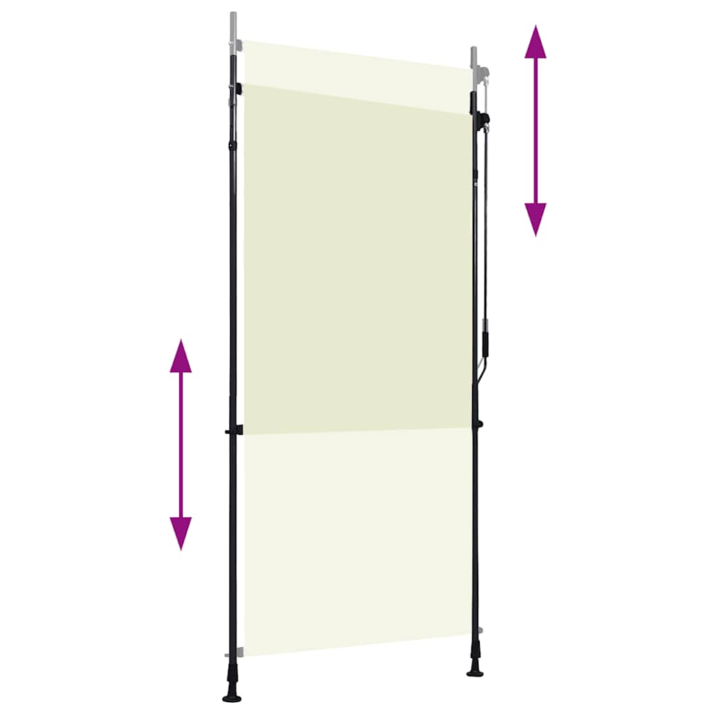 Vidaxl Rouleau à l'aveugle pour la crème à l'extérieur de 100x270 cm