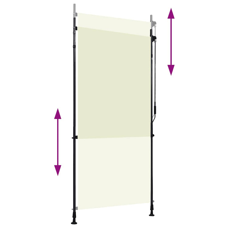 Vidaxl Rouleau à l'aveugle pour la crème à l'extérieur de 100x270 cm