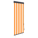 Vidaxl Rouleau aveugle pour l'extérieur de 60x250 cm blanc et orange - afbeelding 1