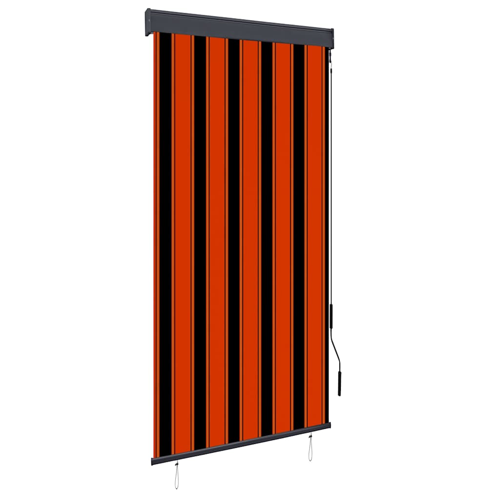 Vidaxxl store enrouleur extérieur 100x250 cm orange et marron