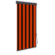 Vidaxxl store enrouleur extérieur 100x250 cm orange et marron