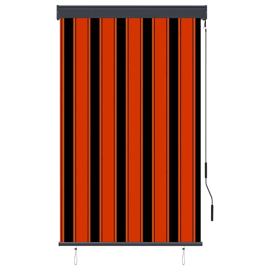 Vidaxxl store enrouleur extérieur 100x250 cm orange et marron