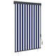 Vidaxxl store enrouleur extérieur 120x250 cm bleu et blanc