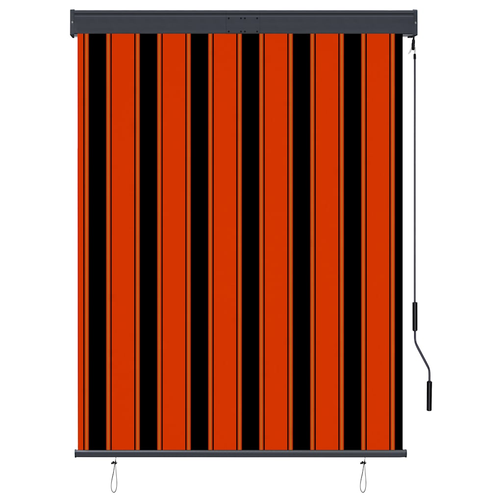 VidaXL store enrouleur extérieur 120x250 cm orange et marron