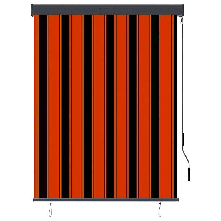 VidaXL store enrouleur extérieur 120x250 cm orange et marron