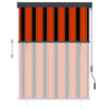 VidaXL store enrouleur extérieur 120x250 cm orange et marron