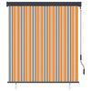 Vidaxxl store enrouleur extérieur 140x250 cm jaune et bleu