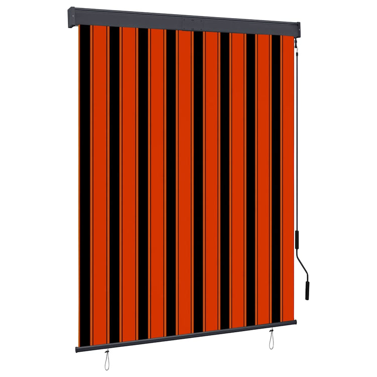 Vidaxxl store enrouleur extérieur 140x250 cm orange et marron