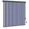 Vidaxxl store enrouleur extérieur 160x250 cm bleu et blanc