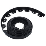 Vidaxl gazonrand flexible avec 30 broches 10 m 5 cm - afbeelding 2