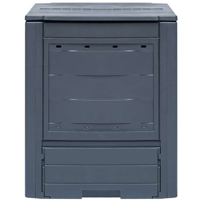 Coldons de compost Vidaxl 2 PCS 520 L 60x60x73 cm Gray