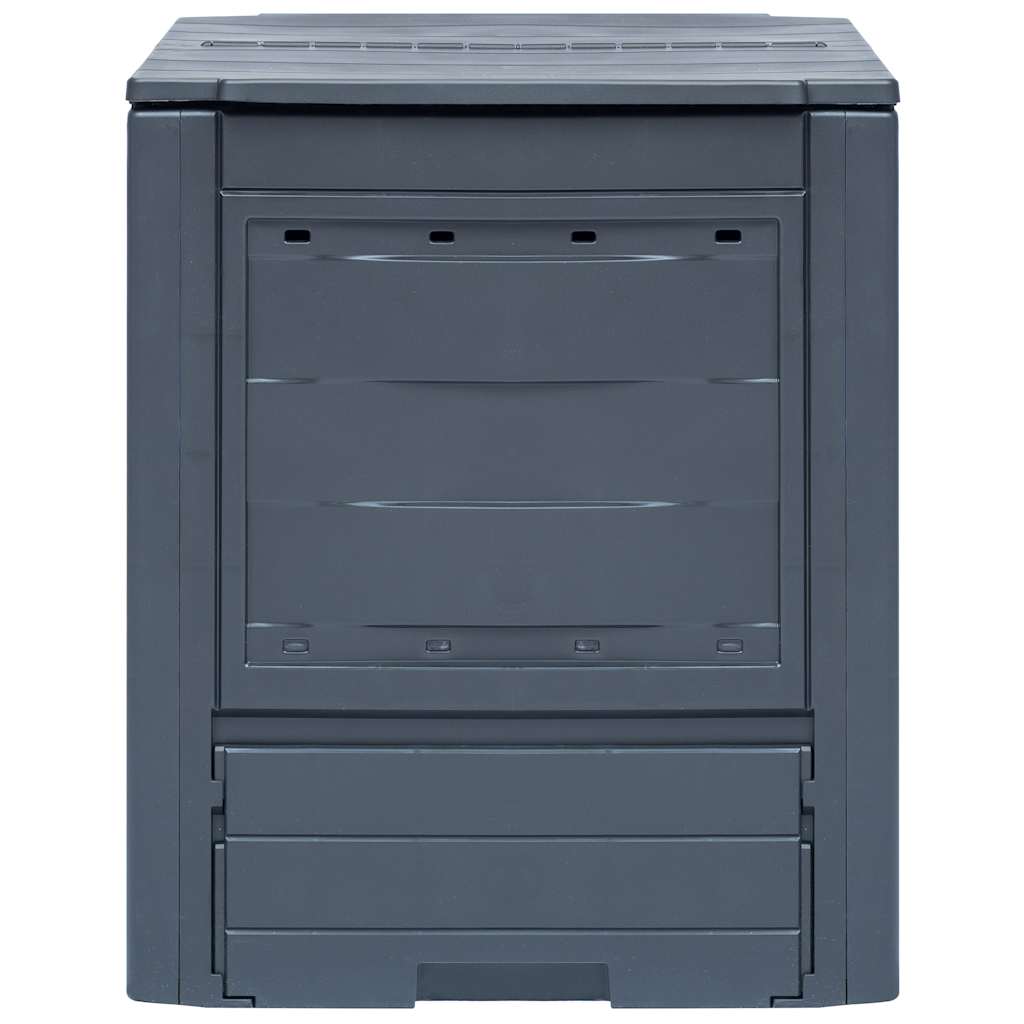Couchons de compost Vidaxl 3 PCS 780 L 60x60x73 cm Gray