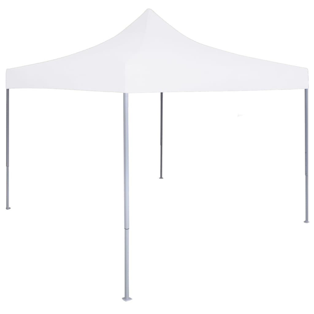 Vidaxl PartyTent pliable 3x3 m blanc en acier
