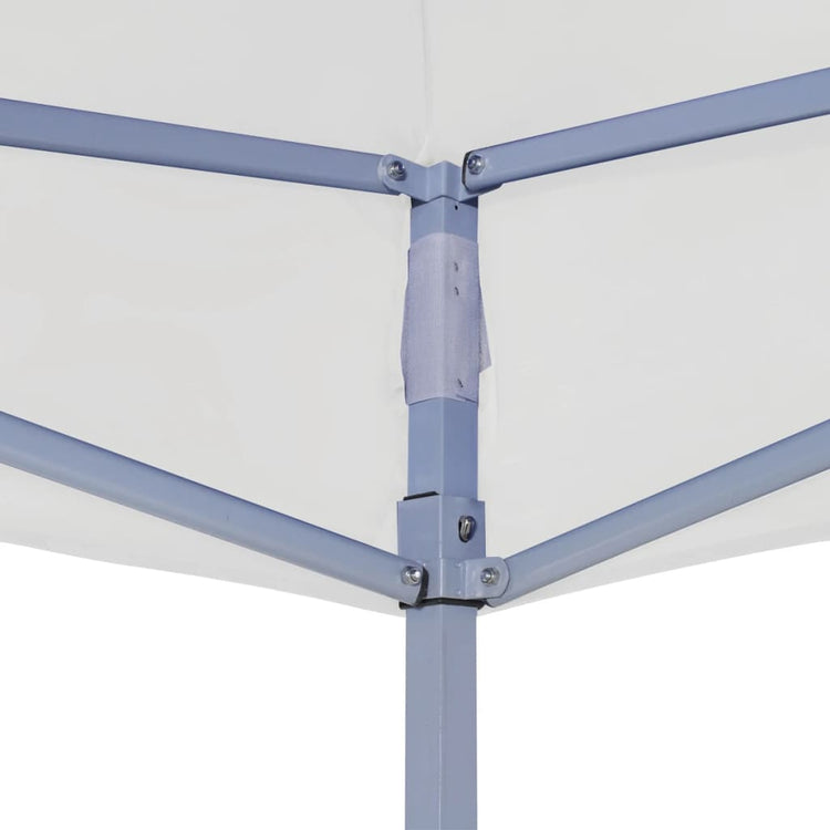 Vidaxl PartyTent pliable 3x3 m blanc en acier