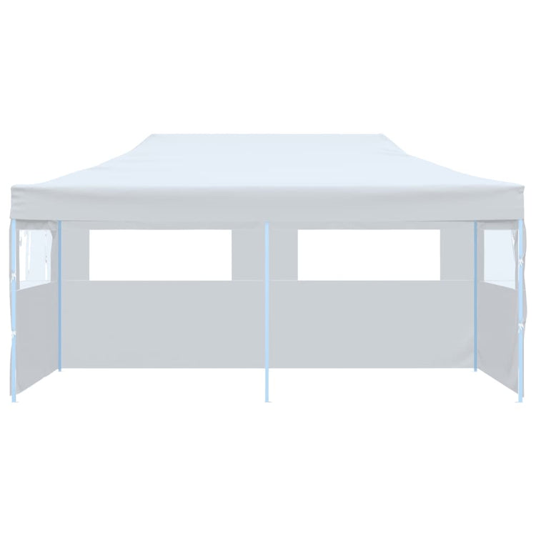 Vidaxl Partytent pop-up avec parois latérales 3x6 m en acier blanc