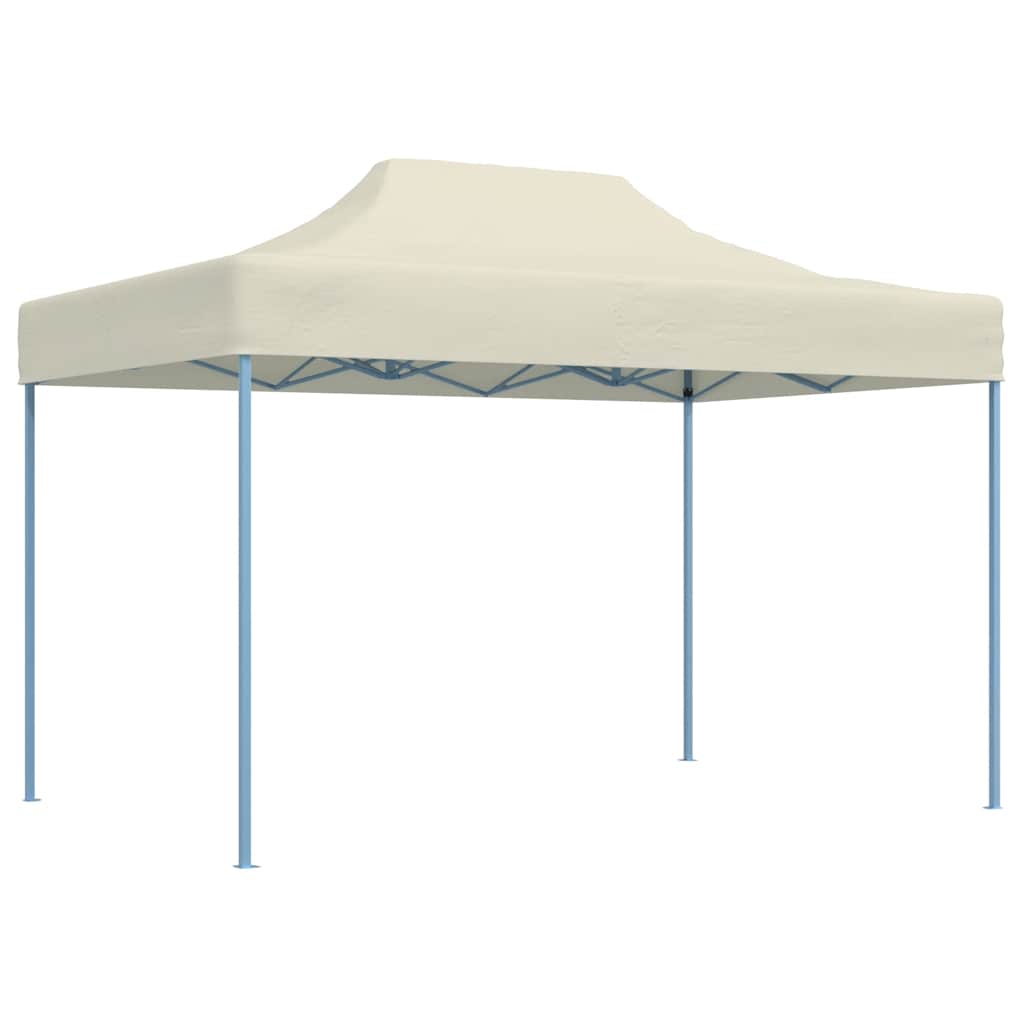 Vidaxl PartyTent pliable de 3x4 m crème en acier